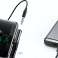 Baseus USB-C to Audio Mini Jack 3.5mm + USB-C Angled Adapter L41 Black image 3