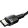 Baseus Cafule USB-C greitasis įkrovimas 3.0 PD 2.0 100W 5A Pilkas laidas Baseus Cafule nuotrauka 3