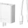 USB настенное зарядное устройство + 2x USB-C Rock Gan EU / США + USB-C Тип кабеля изображение 1