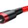3m Baseus Cafule USB-salamakaapeli iPhone iPad iPod 2A punaiselle kuva 3