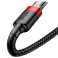 Baseus Cafule 3м кабель прочный нейлоновый кабель micro USB 2A Красный изображение 3
