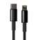 2m Baseus cable USB-C Type C to Lightning PD 20W Black image 2