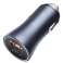 Baseus USB + USB-C QC3.0 PD 40W harmaa autolaturi kuva 2