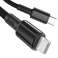 1m Baseus кабел USB-C тип C към мълния PD 20W сив картина 2
