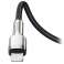 1m Baseus-kabel Metall USB-C typ C till Lightning PD-kabel 20W svart bild 3