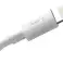2x kabel 1,5 m baseus USB-kabel voor Lightning PD 2.4A wit foto 1
