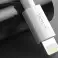 2x kabel 1,5 m baseus USB-kabel voor Lightning PD 2.4A wit foto 5