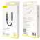 Baseus L54 USB-C Tip C na Mini Jack 3,5-milimetarski audio sivi adapter slika 6