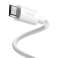 Kabel 1.5m Baseus przewód x2 USB   micro USB 2.1A White zdjęcie 4