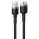 USB 3.0 naar Micro-B 3.0 kabel Baseus Cafule 2A 1m Zwart-Grijs foto 2