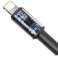 2m baseus tetthetskabel USB-C type C til lyn PD-kabel 20W 5A Bl bilde 2