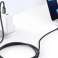 1m Baseus kabelis USB-C Type C laidas su PD 5A 100W Bla srovės matuokliu nuotrauka 5