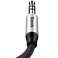 Audio kabel mini jack 3,5 mm AUX Baseus Yiven 0,5 m (černo-stříbrný) fotka 4