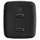 Caricabatterie rapido Baseus GaN2 Lite USB / 2x USB-C QC 4.0 PD 65W foto 3