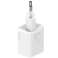 Cargador de pared Baseus USB-C PD 25W + cable USB-C blanco fotografía 4
