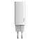 Baseus GaN2 Lite USB + USB-C 65W vegglader hvit bilde 3