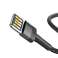 Câble Baseus Cafule Lightning USB 2m (double face) 1.5A (gris-noir) photo 1