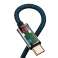 Cable USB-C a USB-C en ángulo Baseus Legend Series, PD, 100W, 1m (cielo fotografía 2
