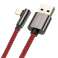 Cable USB a Lightning Baseus Legend Series, 2.4A, 2m (rojo fotografía 1