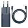 Baseus PD 20W AC-Ladegerät + USB-C Typ-C auf Lightning Blu Kabel Bild 1