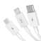 1,5 м Baseus Superior серии USB 3in1 кабель micro USB / Lightning / USB- изображение 1