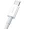2m Baseus Superior Series USB a USB-C Tipo C 66W Cable Blanco fotografía 5