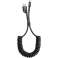 1m Baseus Spring USB към Lightning 2A кабел Черен картина 1