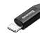 1m Baseus Spring USB към Lightning 2A кабел Черен картина 4