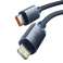 Baseus Crystal Shine USB-C Type C - Lightning PD 20W kaapeli musta 1.2m kuva 6