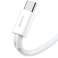 1m Baseus Superior Kabel USB auf USB-C Typ C Kabel 66W Weiß Bild 2