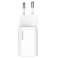AC lader Baseus Super Si USB-C Type C PD 25W Wit foto 1