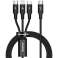 Baseus Rapid Series USB-C til Micro USB Lightning USB-C PD 20-kabel bilde 1