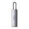 Baseus Metal Gleam -sarjan 8in1-keskitin, USB-C - 3x USB 3.0 + HDMI + USB-C kuva 1