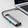 Baseus Metal Gleam -sarjan 8in1-keskitin, USB-C - 3x USB 3.0 + HDMI + USB-C kuva 6