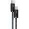 Мощен базов динамичен серия USB-C към USB-C PD QC кабел 100W 5A 2m сив картина 2