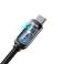 Baseus Display Charge rapide USB vers USB-C Type C Câble 66W 1m Noir photo 4