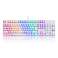 Klawiatura mechaniczna Motospeed CK107 RGB  biała zdjęcie 1