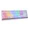 Klawiatura mechaniczna Motospeed CK107 RGB  biała zdjęcie 3
