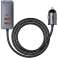 Baseus Share Together autolaadija 3x USB + U pikenduskaabliga foto 3