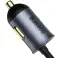 Baseus Share Together autolaadija 3x USB + U pikenduskaabliga foto 6