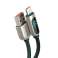 2m Baseus displejs Ātrās uzlādes USB-A uz USB-C kabelis 66W displejs 2 attēls 1