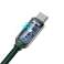 2m Baseus displejs Ātrās uzlādes USB-A uz USB-C kabelis 66W displejs 2 attēls 4
