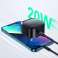 Small Fast USB Charger Type C PD 20W UK Plug White (L-P210) image 1