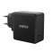 Choetech USB Schnellladegerät Typ C PD 60W 3A schwarz (Q4004-E Bild 1
