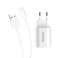 Dudao EU Ladegerät 2x USB 5V/2.4A + Micro USB Kabel weiß (A2 Bild 1