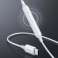 Ugreen USB In-ear hodetelefon type C med fjernkontroll og mikrofonhvit (EP101 bilde 2