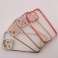Fashion Case Case for iPhone 12 Gel Case with Gold Frame White image 6