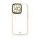 Модний чохол для чохла для iPhone 13 Pro Gel Case із золотою рамкою зображення 2