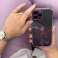 Marmor Hülle Hülle für iPhone 12 Gel Cover Marmor Pink Bild 4