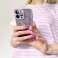 Design tok tok iPhone 13-hoz Virágos tok lila kép 3